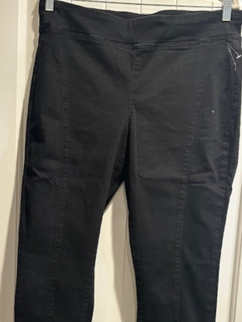 NWOT We The Free Women's Double Dutch Slit Pull On Skinny Jeans Black - Picture 6 of 10